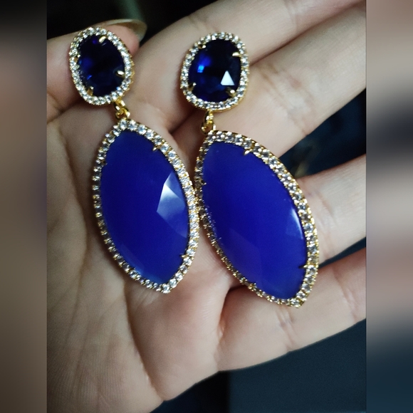 Beautiful Royal Blue earings from Nordstrom - Picture 5 of 7